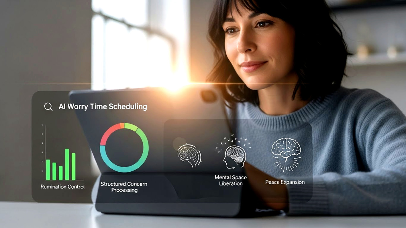 Γυναίκα νέα τεχνολογία για το κόνσεπτ τεστ ευφυίας