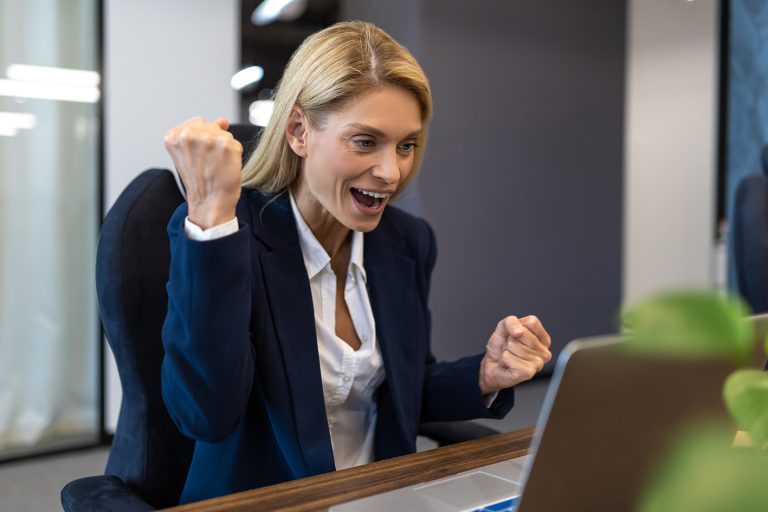 Γυναίκα επιτυχία επαγγελματική