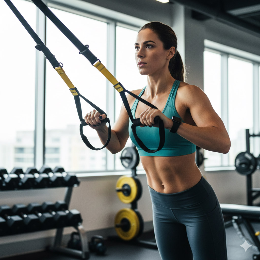Γυναίκα γυμνάζεται