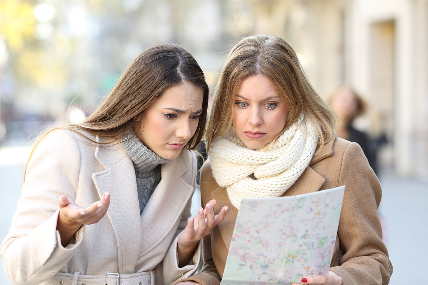 Τουρίστριες χαμένες