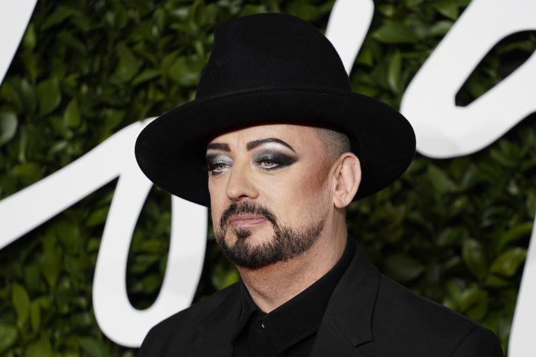 O Boy George στα Fashion Awards στο Royal Albert Hall του Λονδίνου, 2 Δεκεμβρίου 2019