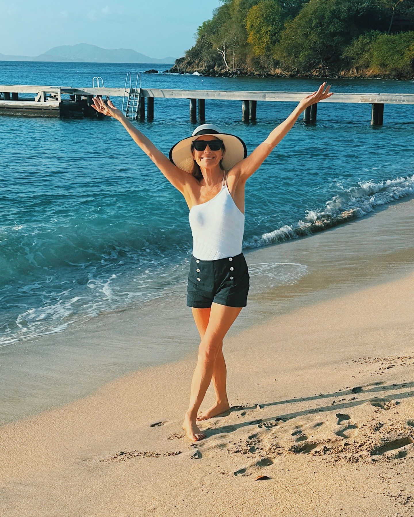 Η Jane Seymour στην παραλία