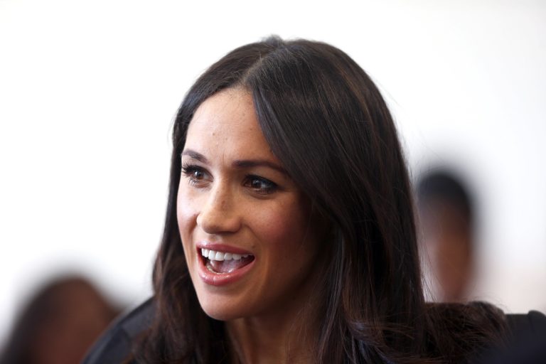 H Meghan Markle σε δεξίωση για το Φόρουμ Νεολαίας της Κοινοπολιτείας στο πλαίσιο της Συνόδου των Αρχηγών Κυβερνήσεων της Κοινοπολιτείας στο Λονδίνο, 18 Απριλίου 2018