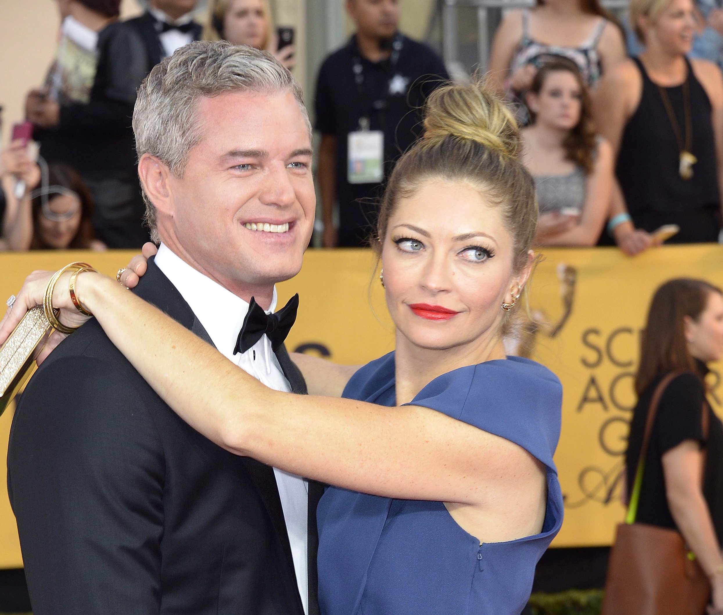 O Eric Dane και η Rebecca Gayheart στα 21α Screen Actors Guild Awards , 25 Ιανουαρίου 2015