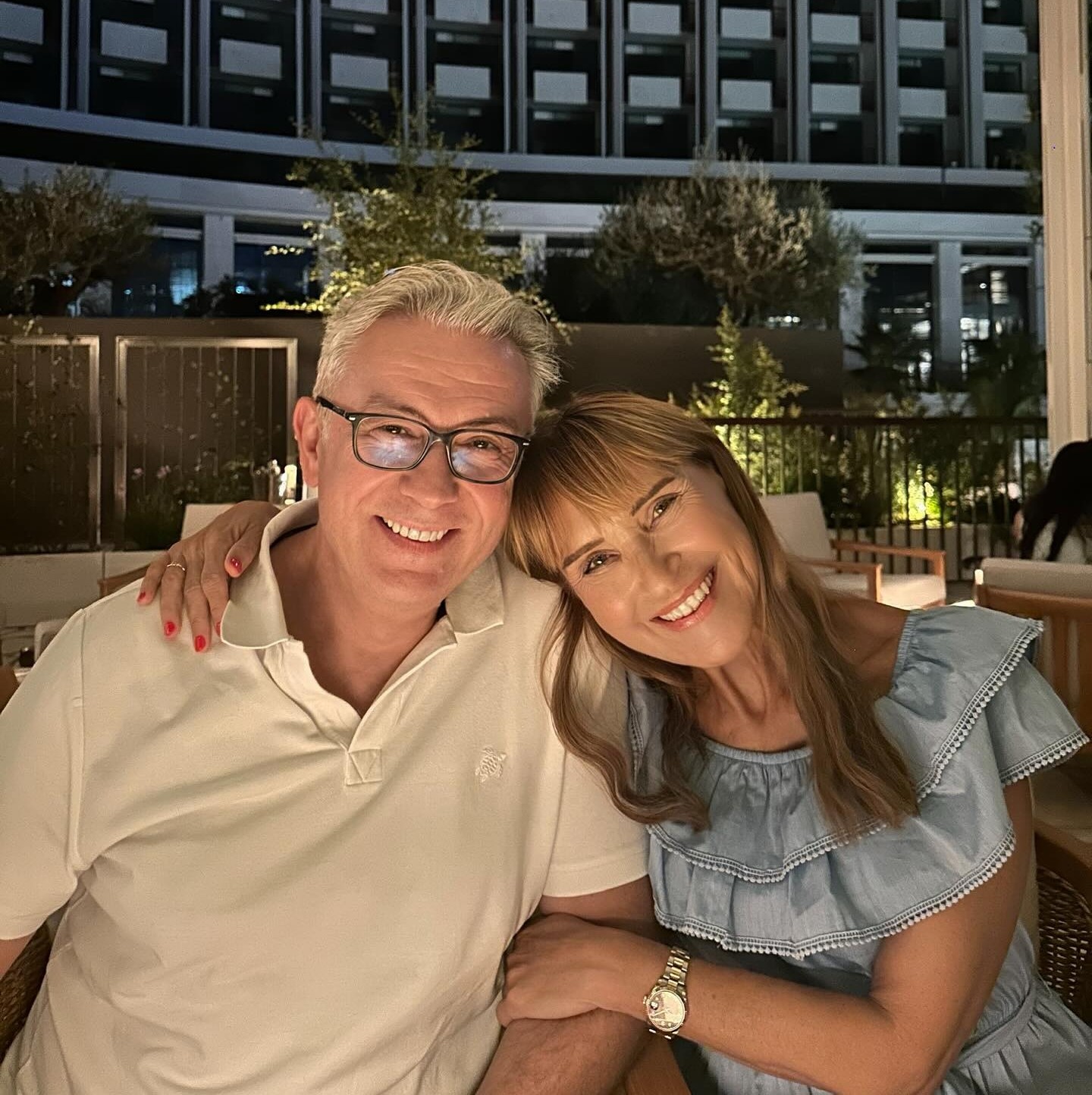 Ο Θοδωρής Ρουσόπουλος και η Μάρα Ζαχαρέα