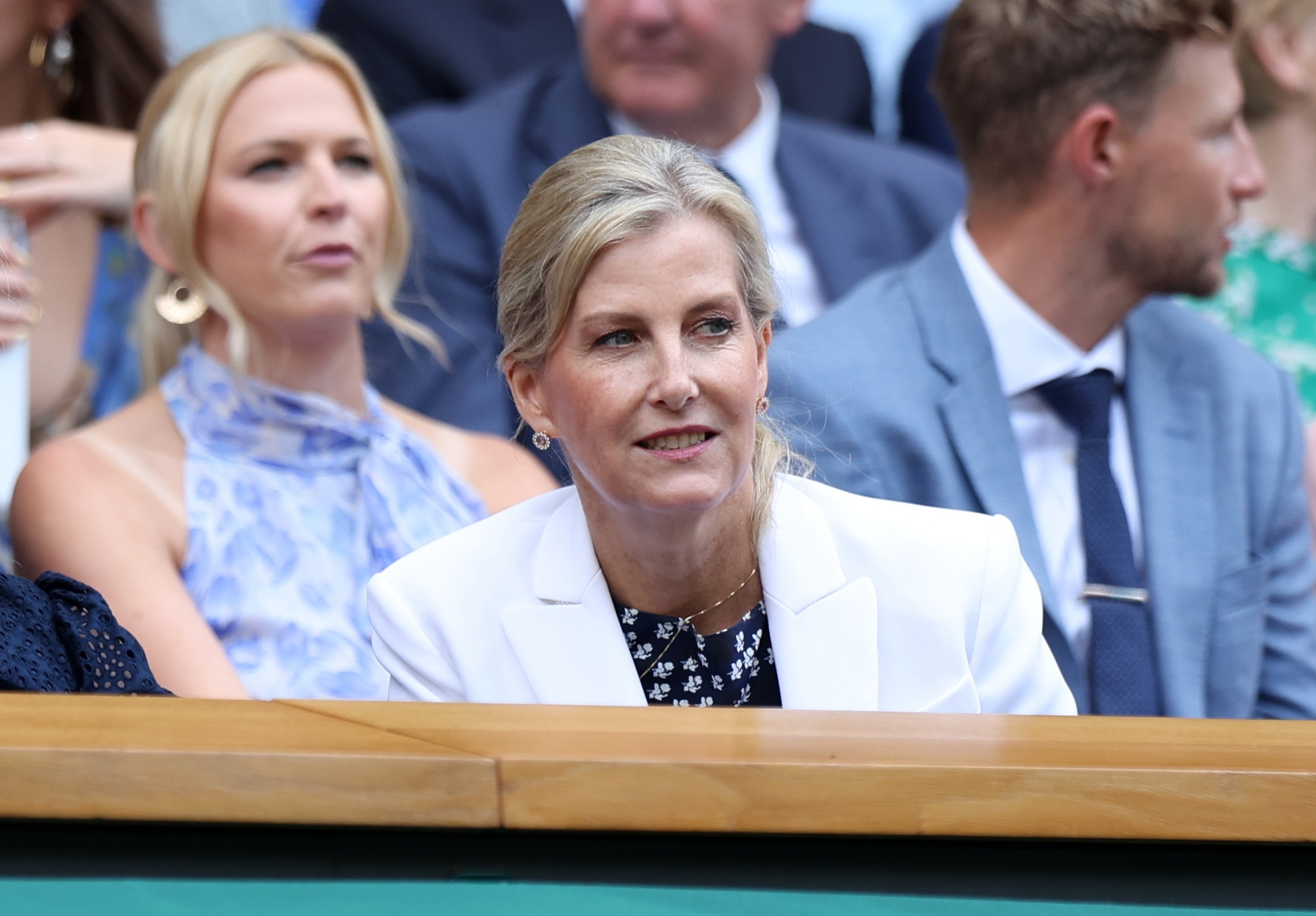 Η Sophie, δούκισσα του Εδιμβούργου στον αγώνα τένις ανδρών στο Wimbledon, 7 Ιουλίου 2025 