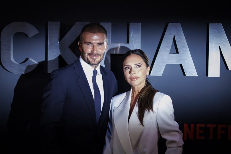 Ο David Beckham και η Victoria Beckham στην πρεμιέρα του "Beckham" στο Curzon Mayfair του Λονδίνου, 3 Οκτωβρίου 2023