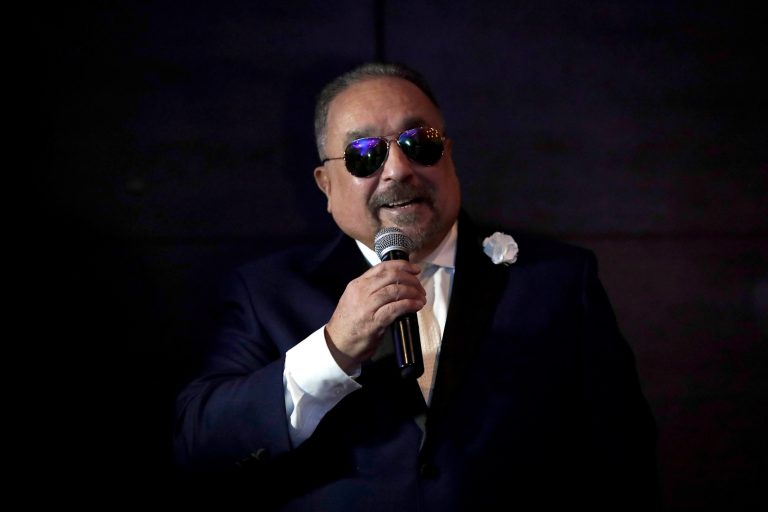 O Willie Colon σε συνέντευξη Τύπου σε ξενοδοχείου στον Παναμά, στις 4 Δεκεμβρίου 2019