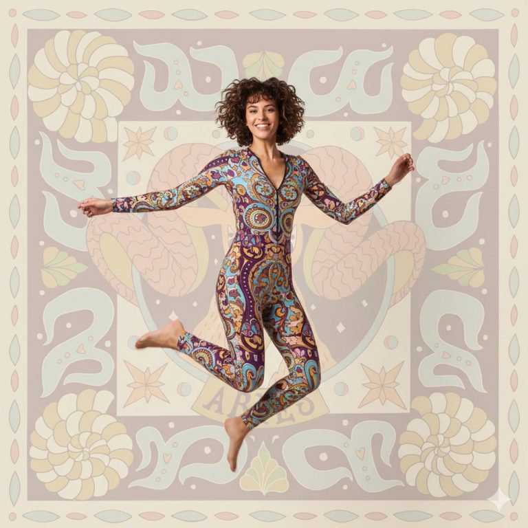 Γυναίκα χαρούμενη χοροπηδά.