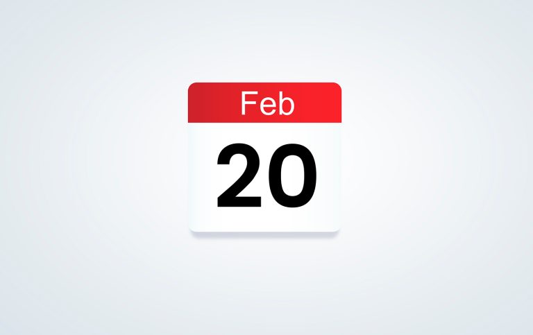 Ημερολόγιο Φεβρουάριος 20