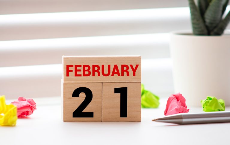 Ημερολόγιο Φεβρουάριος 21