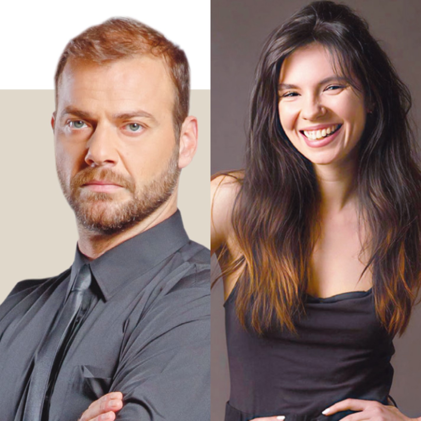 Ο Ορέστης Τζιόβας και η ηθοποιός σύντροφός του