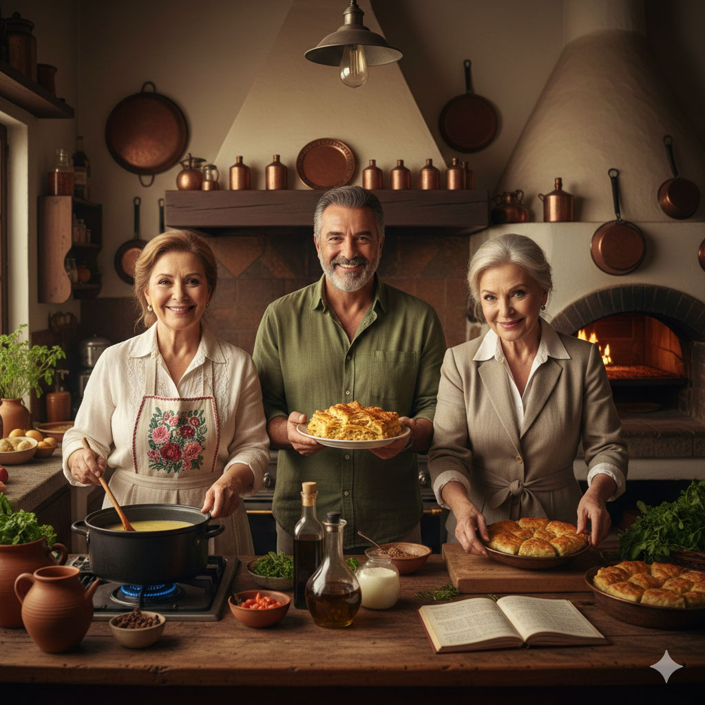 Tα τρία ζώδια σεφ Ταύρος Καρκίνος και Αιγόκερος. Οι πυλώνες της παράδοσης.