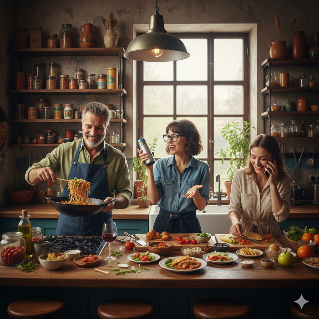 Tα τρία ζώδια σεφ Τοξότης Υδροχόος και Δίδυμος - Eλεύθεροι σκοπευτές