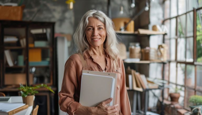 Γυναίκα μέσης ηλικίας.