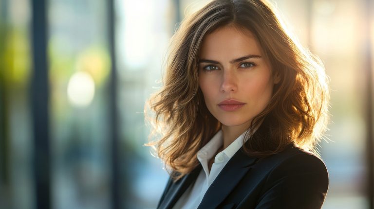 Γυναίκα σοβαρή και με αυτοπεποίθηση