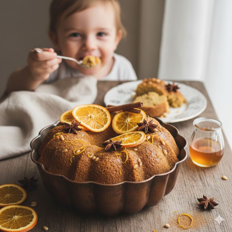 Η συνταγή του αρωματικού χαλβά με εσπεριδοειδή και κουκουνάρι είναι τέλεια για το παιδάκι που την δοκιμάζει χαμογελώντας.