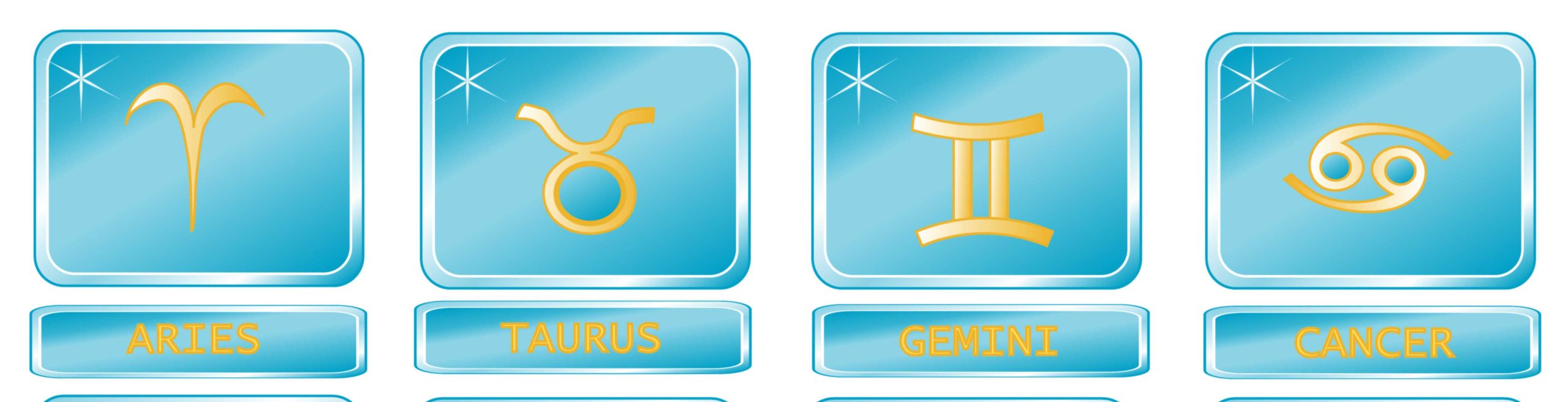 Τέσσερα ζωδια Κριός Ταύρος Δίδυμος Καρκίνος