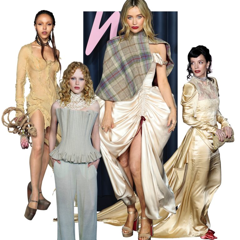 celebrities με πανκ στιλ φορέματα