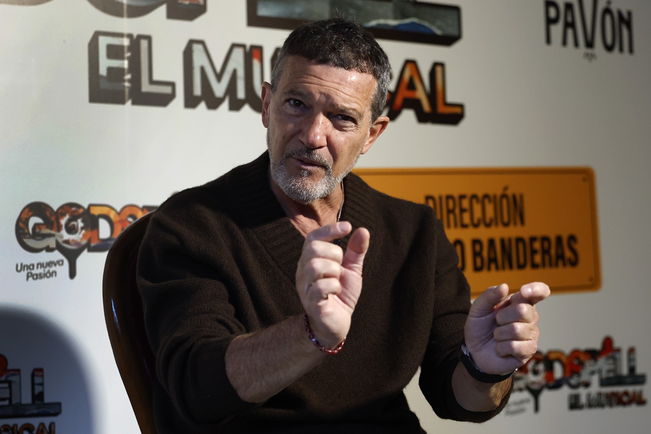 Ο Antonio Banderas σε συνέντευξη με το Ισπανικό Πρακτορείο Ειδήσεων EFE στη Μαδρίτη, 20 Ιανουαρίου 2026
