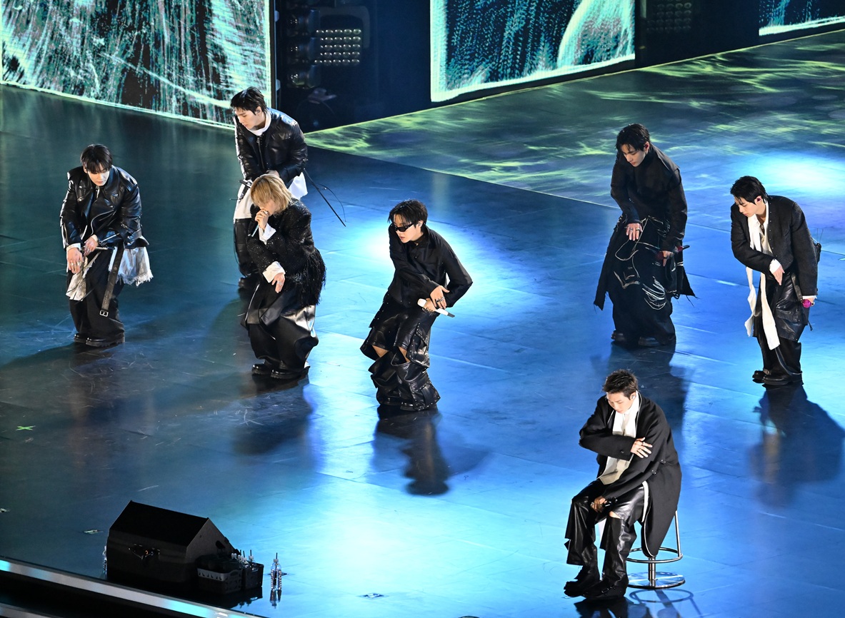 Oι BTS εμφανίζονται στη συναυλία "BTS THE COMEBACK LIVE | ARIRANG" στην Πλατεία Gwanghwamun στην κεντρική Σεούλ, 21 Mαρτίου 2026