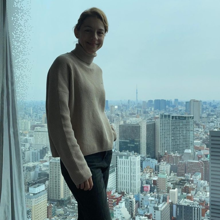 Η Γιούλικα Σκαφιδά στο Τόκιο.