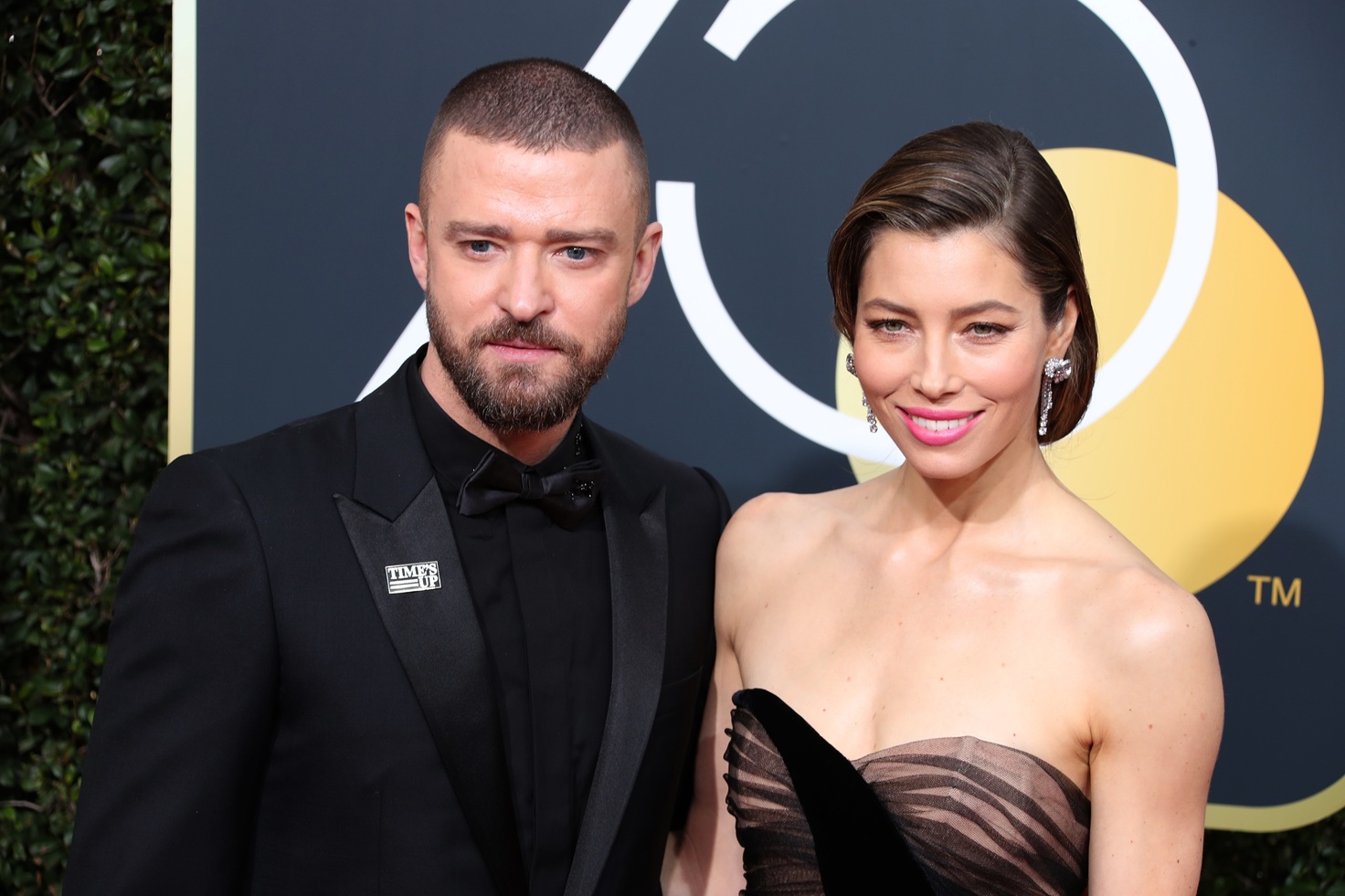 O Justin Timberlake και η Jessica Biel στις 75ες Χρυσές Σφαίρες στο Beverly Hilton Hotel του Μπέβερλι Χιλς, 7 Ιανουαρίου 2018