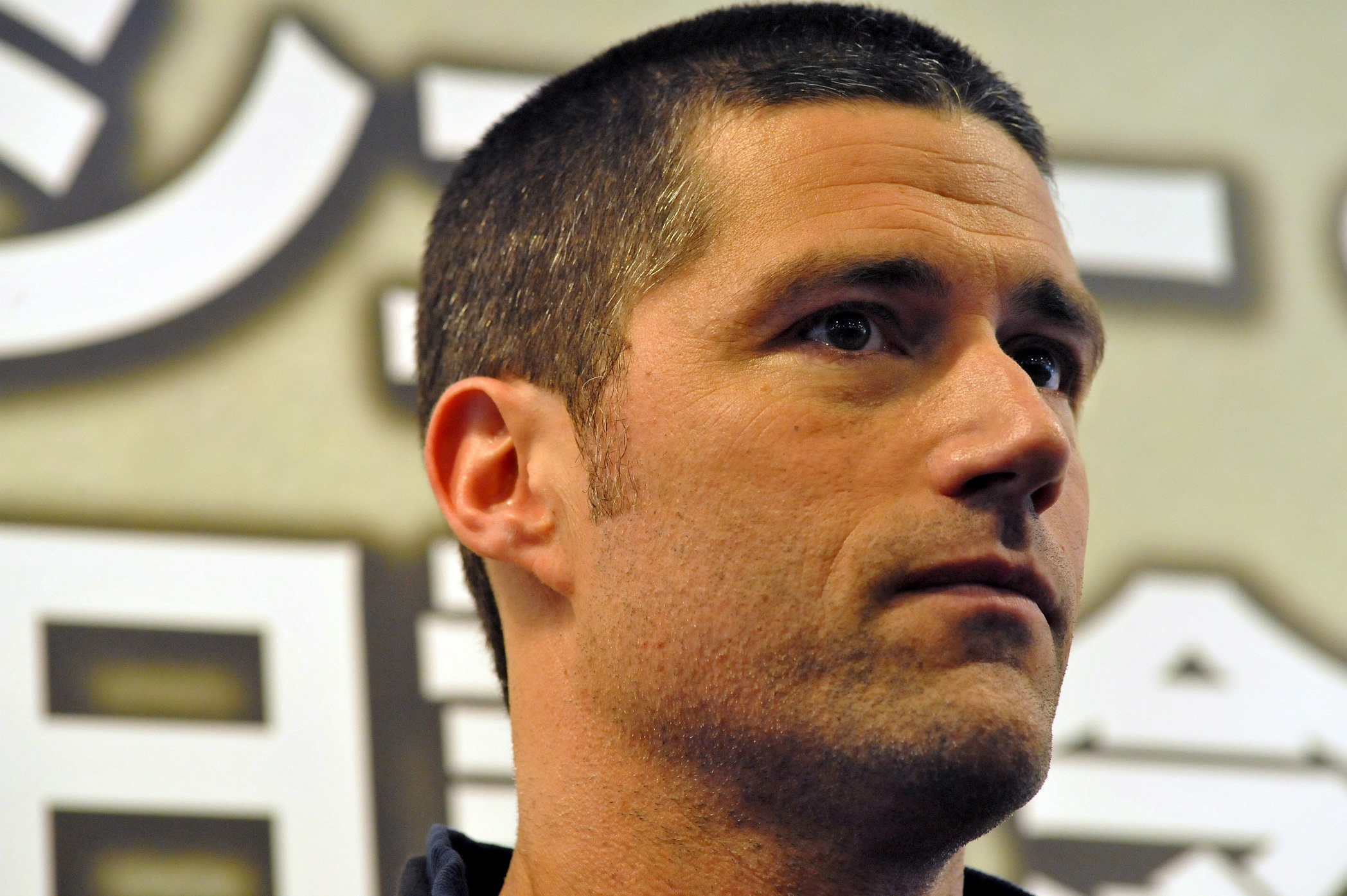 O Matthew Fox σε συνέντευξη Τύπου για την προώθηση της κυκλοφορίας σε DVD για την ιαπωνική αγορά της δημοφιλούς τηλεοπτικής σειράς LOST, στο Τόκιο, 22 Ιανουαρίου 2008