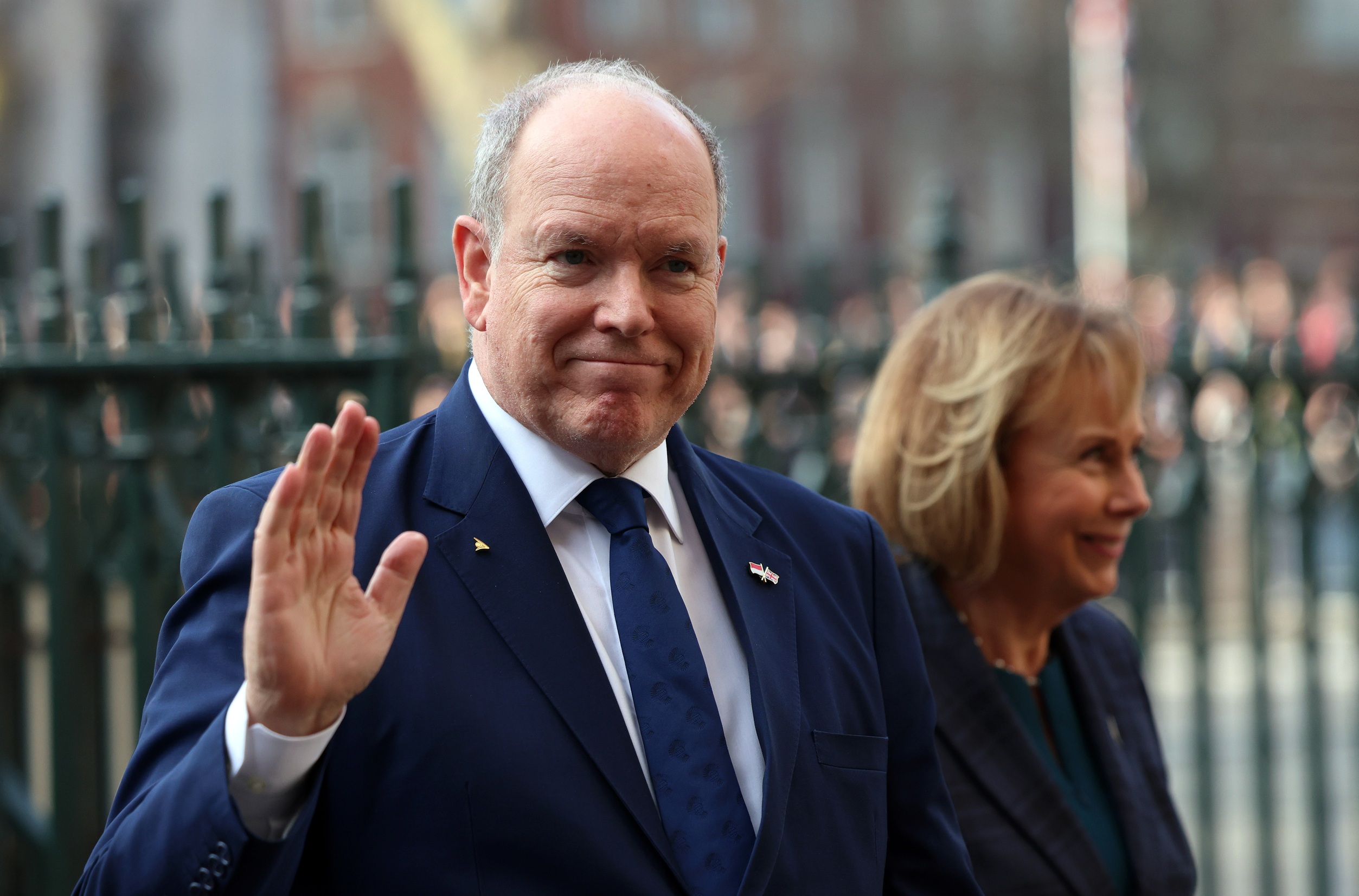 Ο πρίγκιπας Αλβέρτος του Μονακό φθάνει στο Αββαείο του Ουέστμινστερ για την Ημέρα Κοινοπολιτείας στο Λονδίνο, 9 Μαρτίου 2026