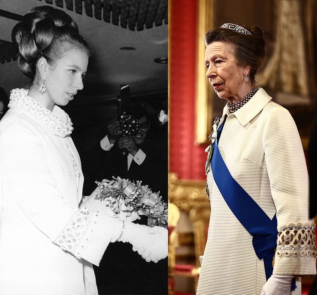 H πριγκίπισσα Άννα με το ίδιο ρούχο σήμερα και πριν 57 χρόνια!