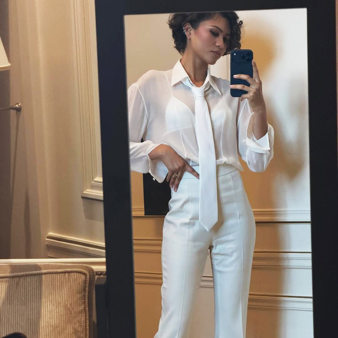 Η Zendaya στα άσπρα.