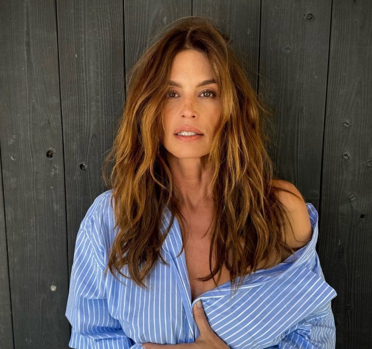 Cindy Crawford με απαλό eyeliner