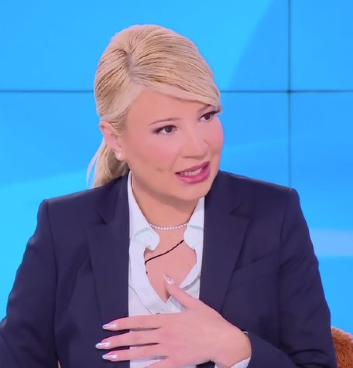 Η φαίη Σκορδά στην εκπομπή Buongiorno