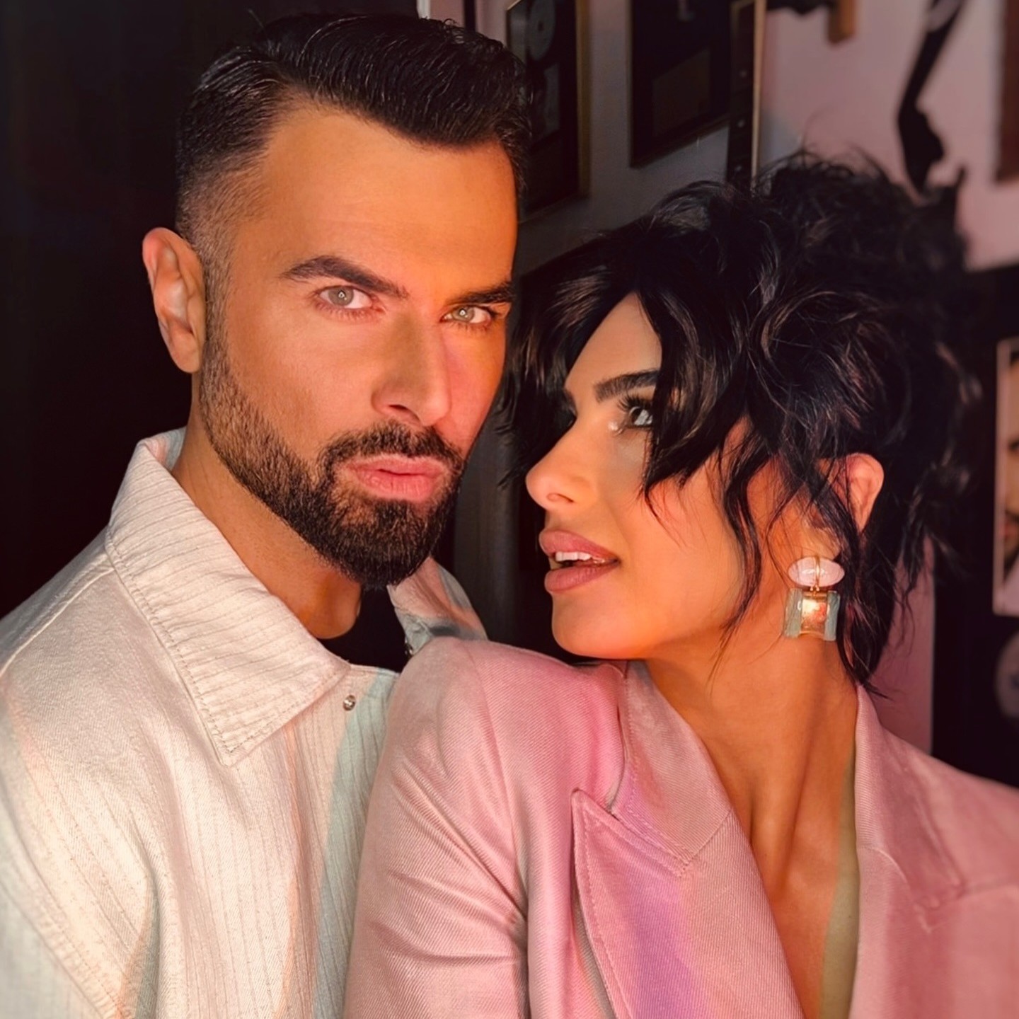 Η Γαλάτεια Βασιλειάδη αγκαλιά με τον Γιώργο Παπαδόπουλο