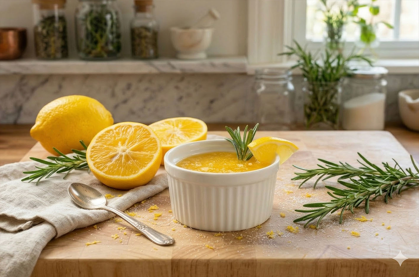 Φτιάχνοντας μαρμελάδα λεμόνι