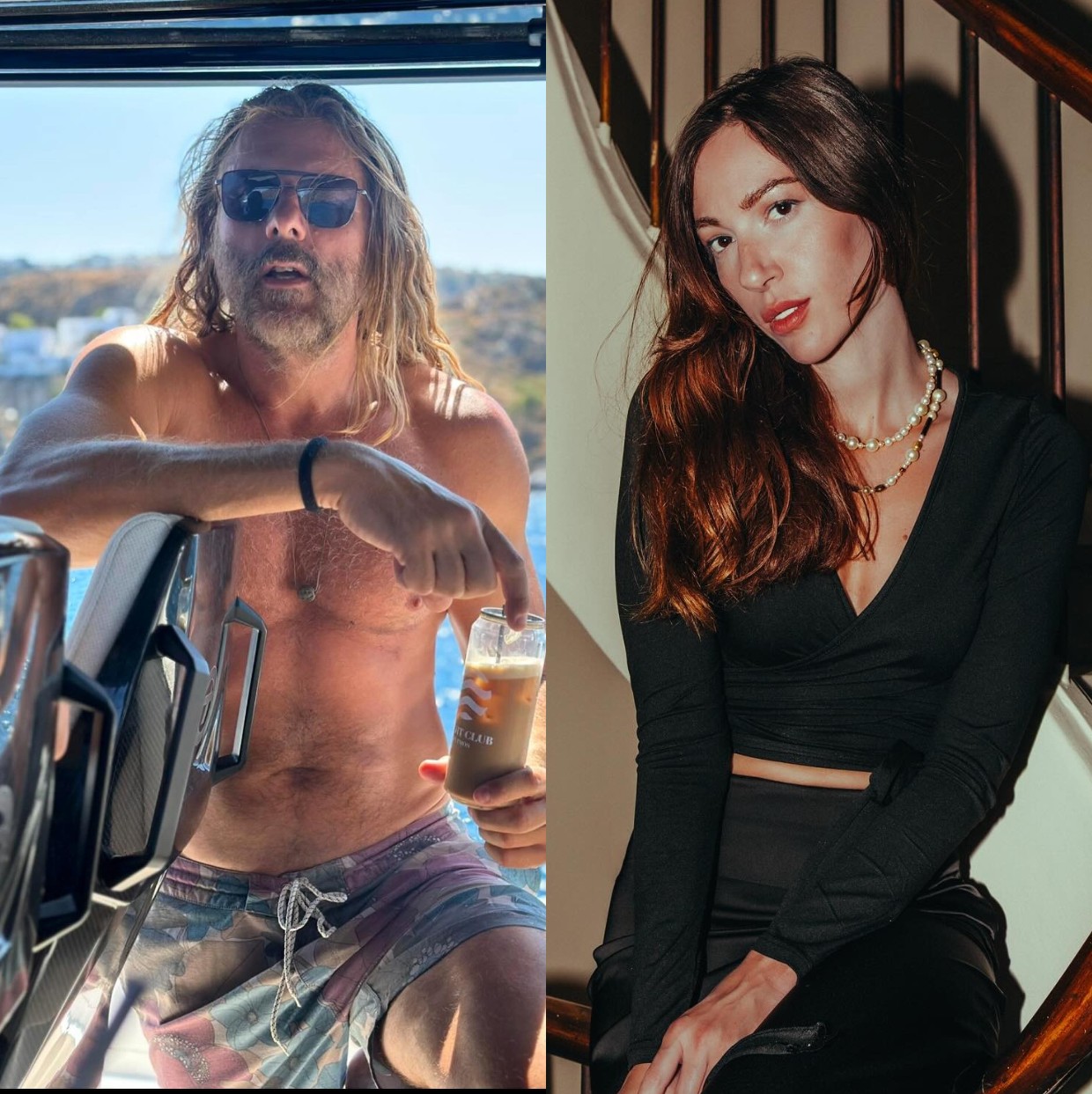 Ο Νεκτάριος Νικολόπουλος και η ηθοποιός Ηρώ Πεκτέση