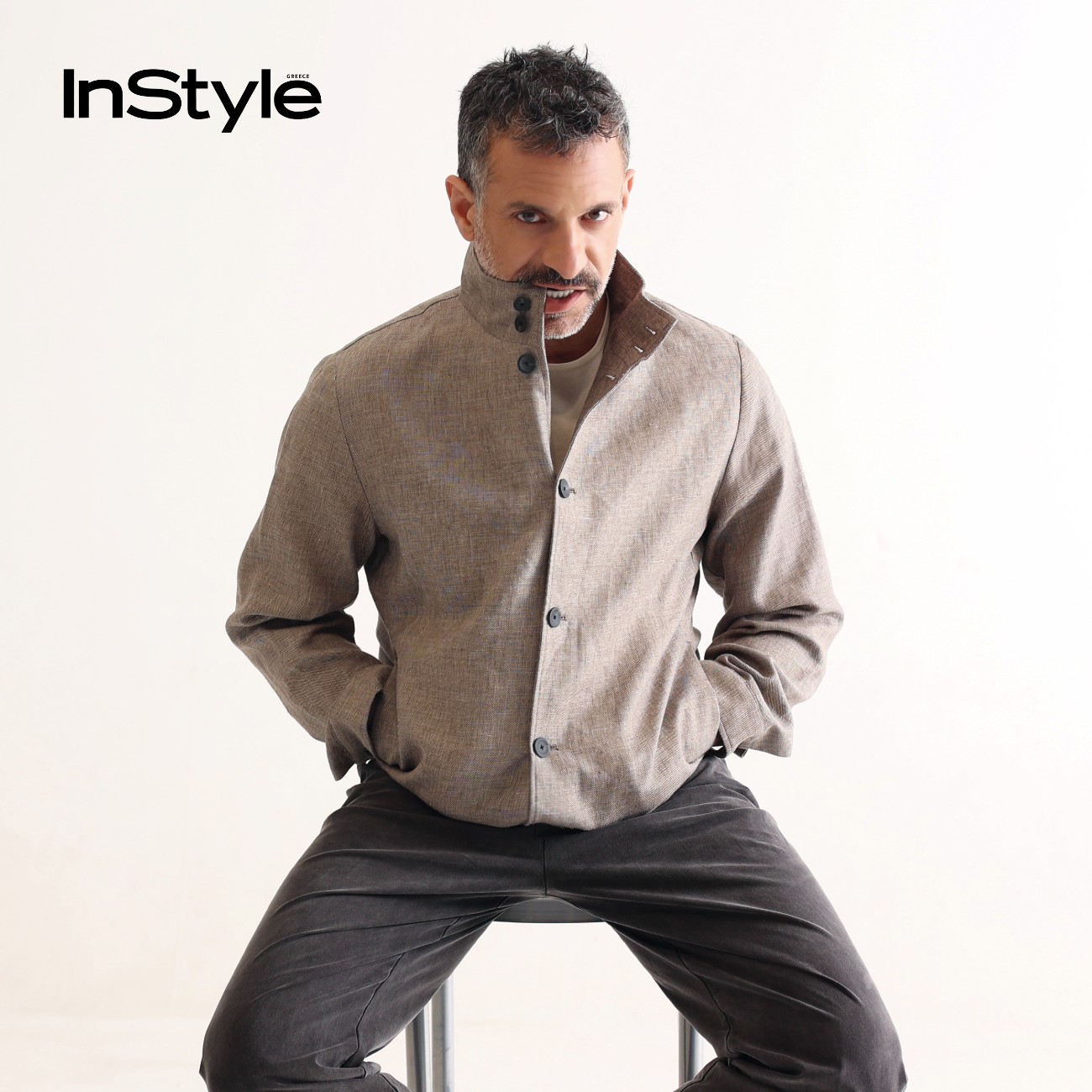 Ο Γιώργος Χρανιώτης φωτογραφίζεται για το περιοδικό InStyle Greece