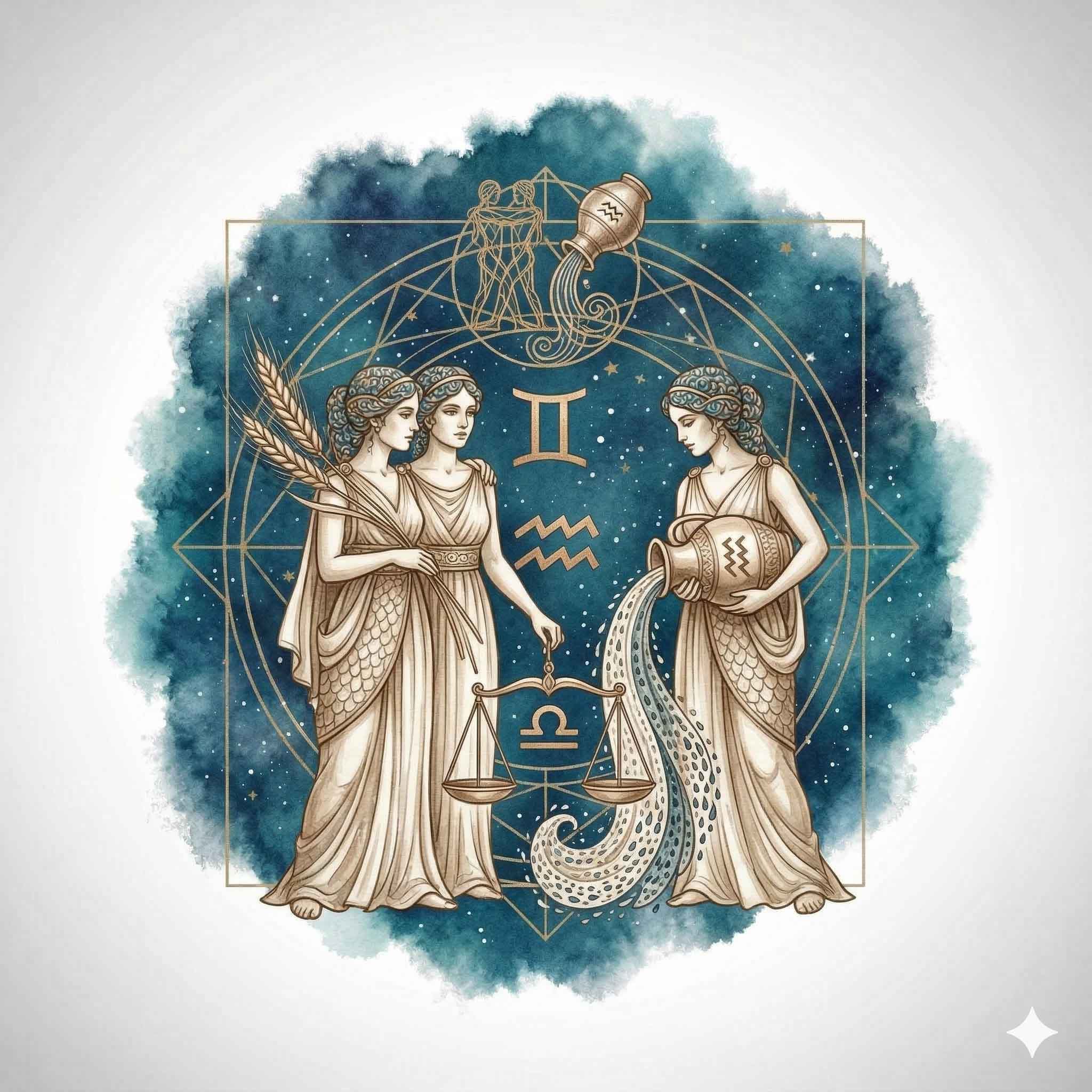 Τα ζώδια Δίδυμοι Ζυγός και Υδροχόος είναι τα τρία τυχερά ζώδια της Τρίτης 24 Μαρτίου.