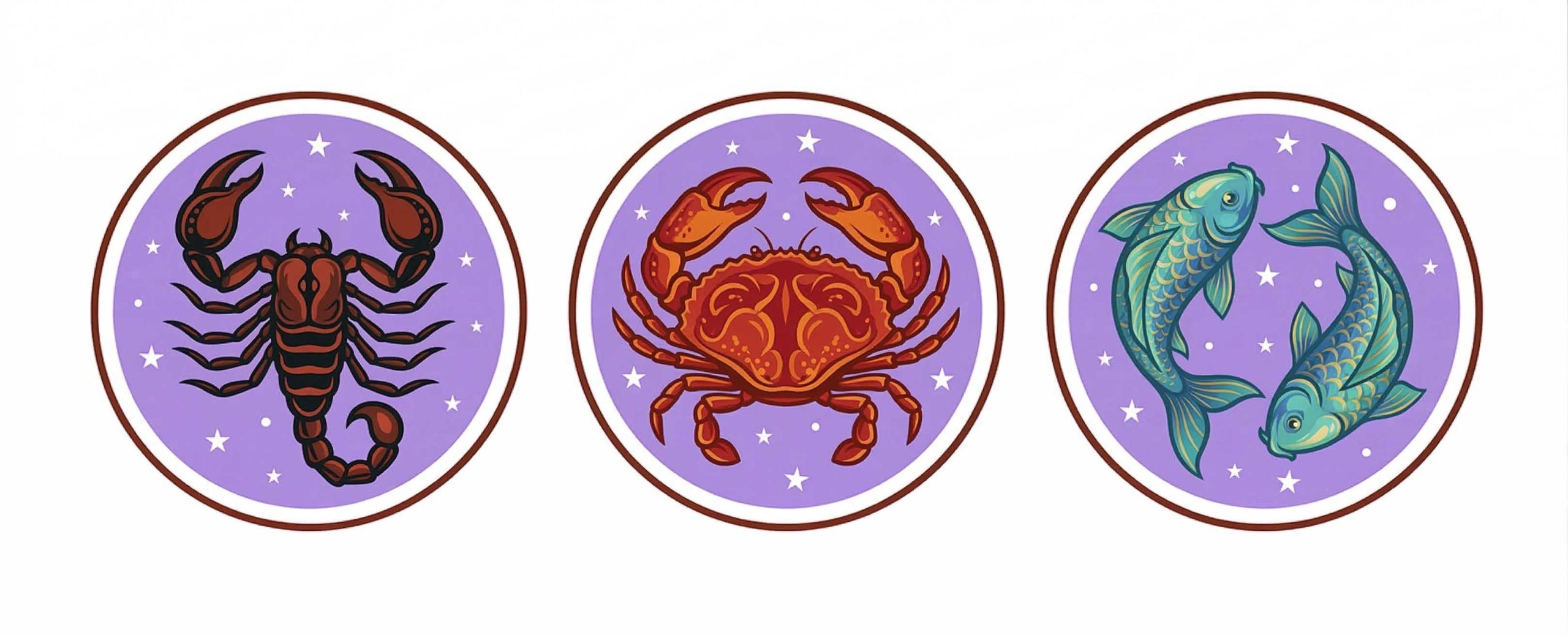 Τρία ζωδια Καρκίνος Σκορπιός Ιχθύες. Οι προφήτες του ζωδιακού.