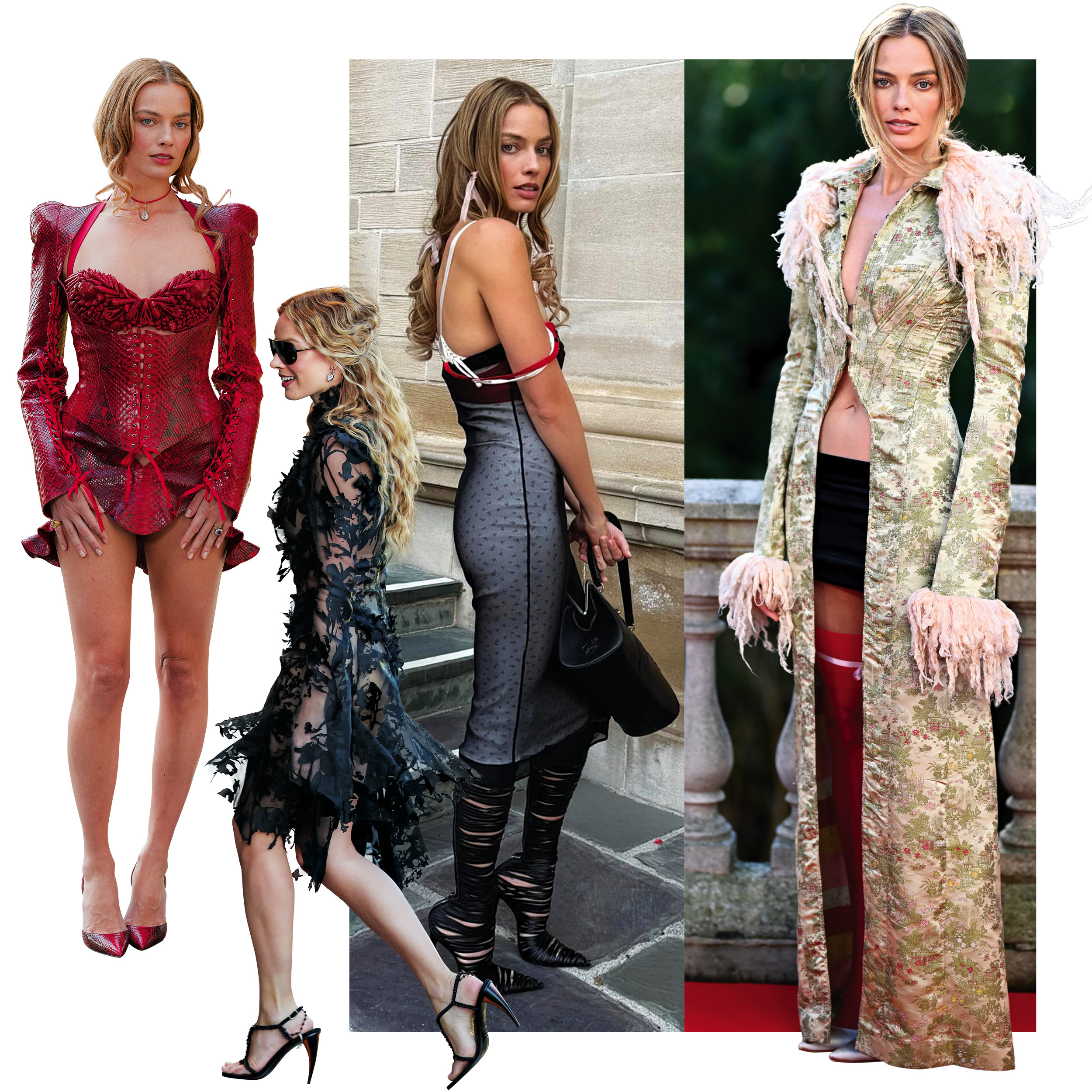 Η Margot Robbie στις πρόσφατες εμφανίσεις της στο κόκκινο χαλί φαίνεται να έχει ασπαστεί τους κανόνες του method dressing.