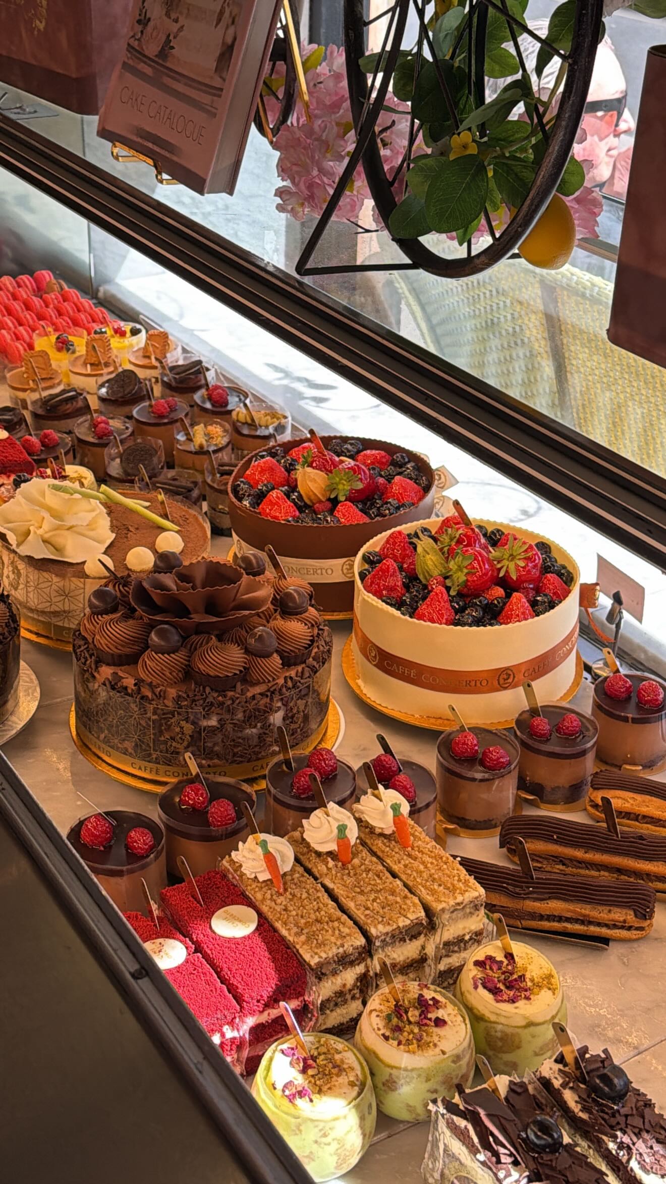 Βιτρίνα με γλυκά στο Λονδίνο 
