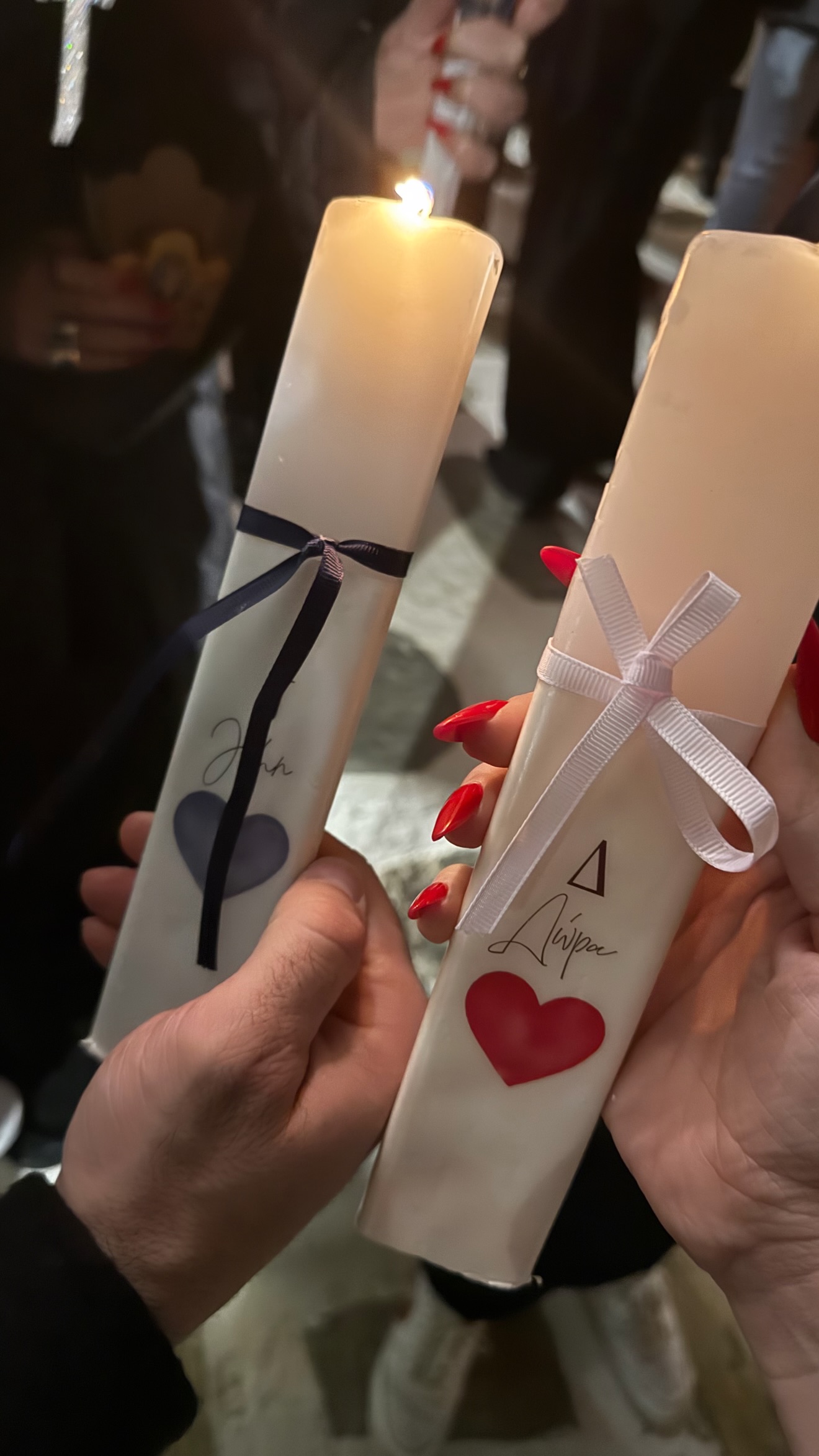 Οι λαμπάδες της Δώρας Παντέλη την Ανάσταση