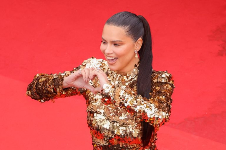 H Adriana Lima στην προβολή του "Killers of the Flower Moon" στο πλαίσιο του 76ου Φεστιβάλ Καννών, 20 Μαΐου 2023