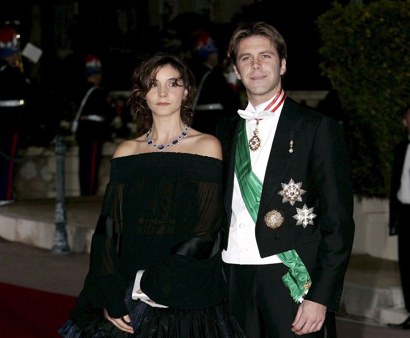 O Emmanuel Philibert της Σαβοΐας και η Clothilde στην Όπερα του Μόντε Κάρλο μετά την τελετή ενθρόνισης του πρίγκιπα Αλβέρτου του Μονακό, 19 Νοεμβρίου 2005