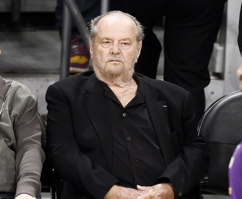 O Jack Nicholson στον αγώνα των Ημιτελικών της Δυτικής Περιφέρειας μεταξύ των Los Angeles Lakers και των Golden State Warriors στο Crypto.com Arena στο Λος Άντζελες, 8 Μαΐου 2023