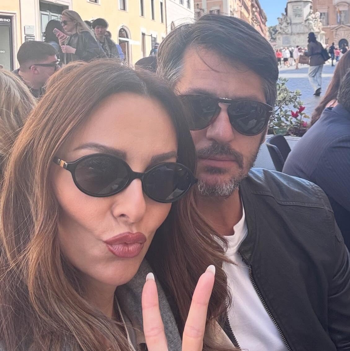 Μπέττυ Μαγγίρα και Δημήτρης Μάζης στη Ρώμη