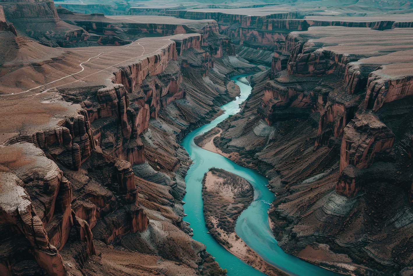 Tο rafting στα ορμητικά νερά του Grand Canyon συγκεντρώνει λάτρεις του είδους. 