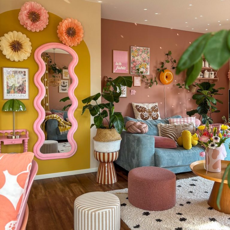 Ένα σπίτι γεμάτο χρώματα με ανοιξιάτικη διακόσμηση