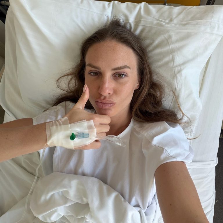 Η Κατερίνα Δαλάκα στο νοσοκομείο