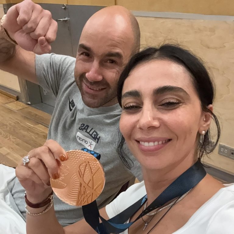 Ολυμπία Χοψονίδου και Βασίλης Σπανούλης